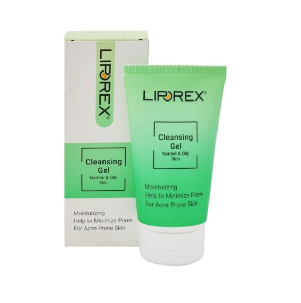 ژل شستشوی صورت پوست چرب لیپورکس (Liporex) حجم 150mL