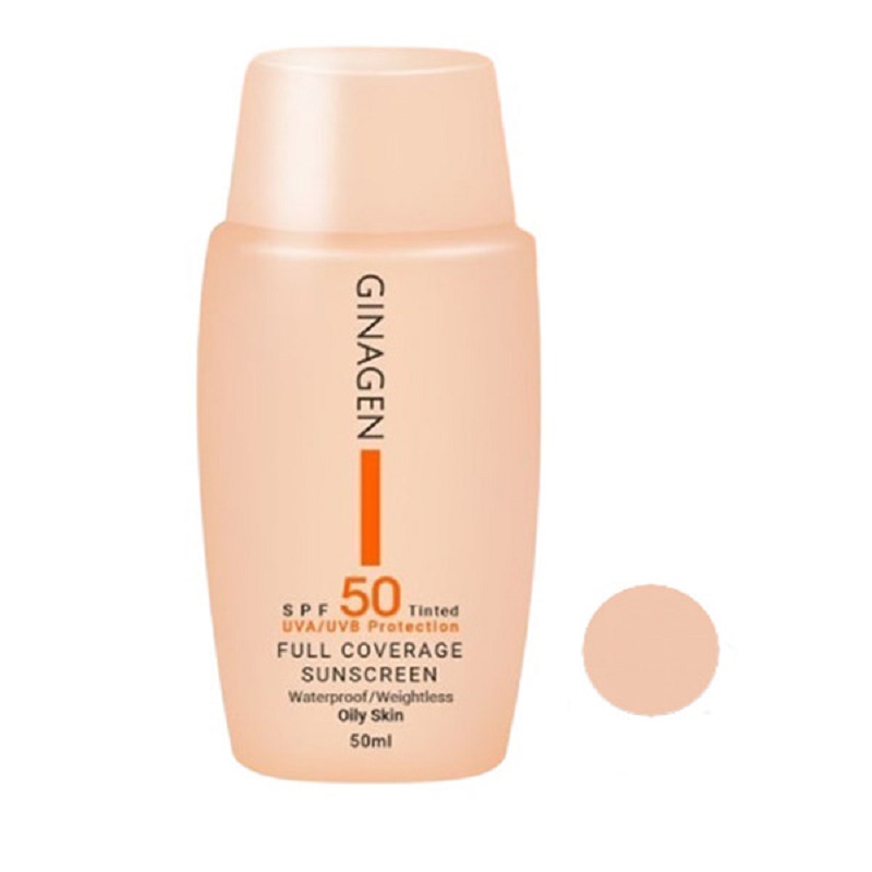 کرم ضد آفتاب ژیناژن مناسب پوست چرب رنگ 01